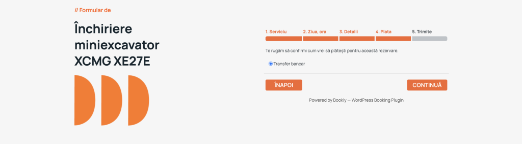 Citeste procedura noastra de Închiriere Utilaje pentru o rezervare rapida